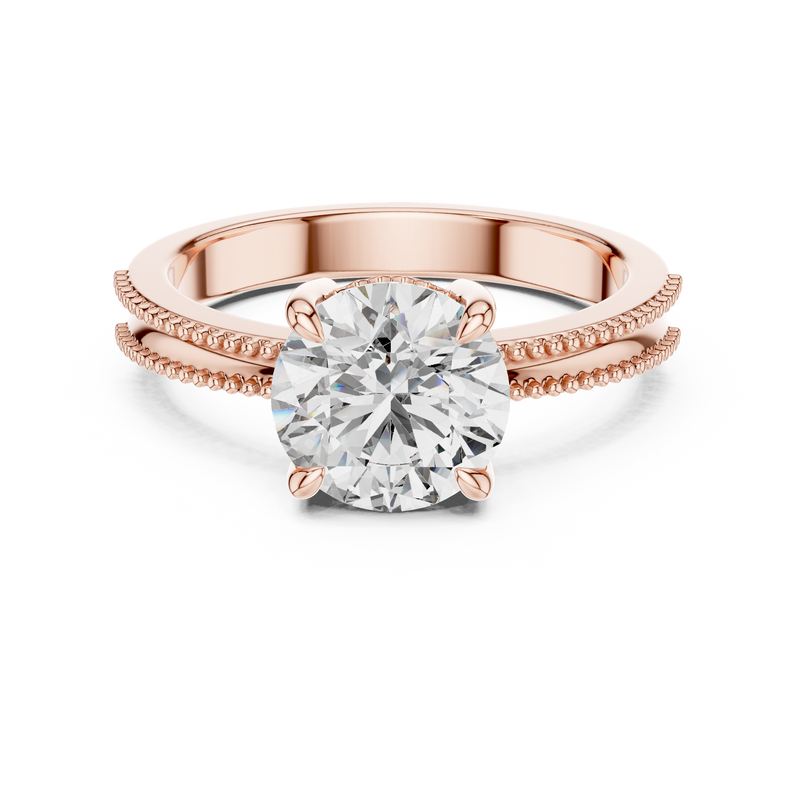 Ladies Ring LR-0024@7 - Rose Gold - Image