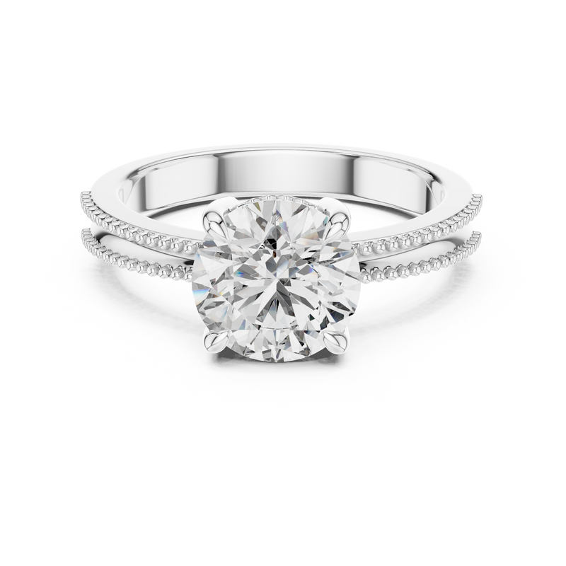 Ladies Ring LR-0024@7 - White Gold - Image