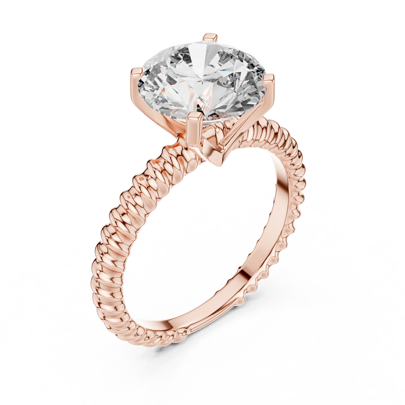 Ladies Ring LR-0026@7 - Rose Gold - Image