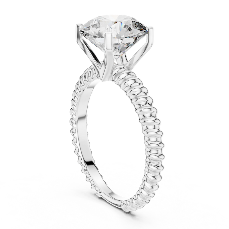 Ladies Ring LR-0026@7 - White Gold - Image