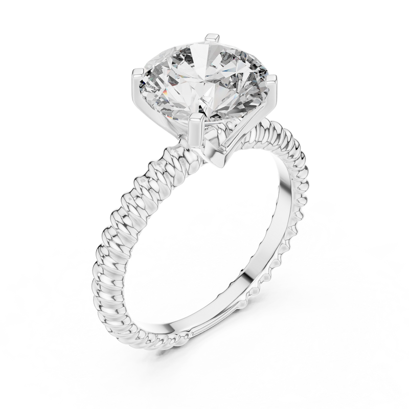 Ladies Ring LR-0026@7 - White Gold - Image