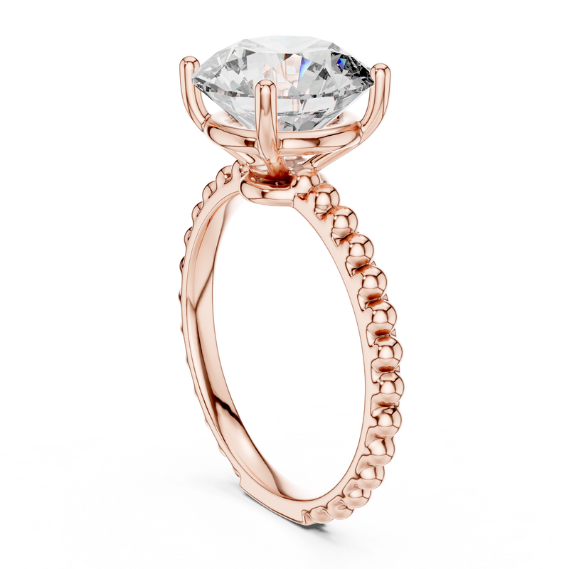 Ladies Ring LR-0028@7 - Rose Gold - Image