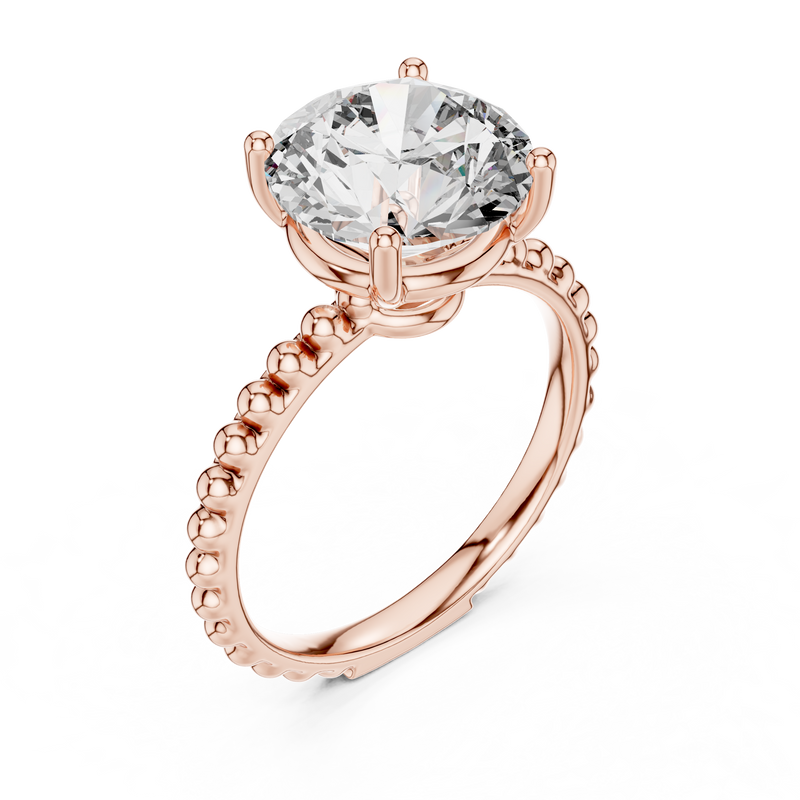 Ladies Ring LR-0028@7 - Rose Gold - Image