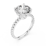 Ladies Ring LR-0028@7 - White Gold - Image