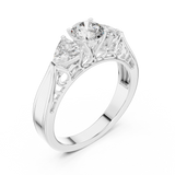 Ladies Ring LR-0029@7 - White Gold - Image