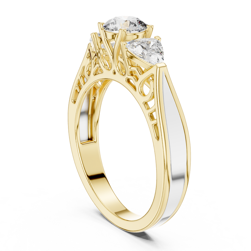 Ladies Ring LR-0029@7 - Yellow Gold - Image