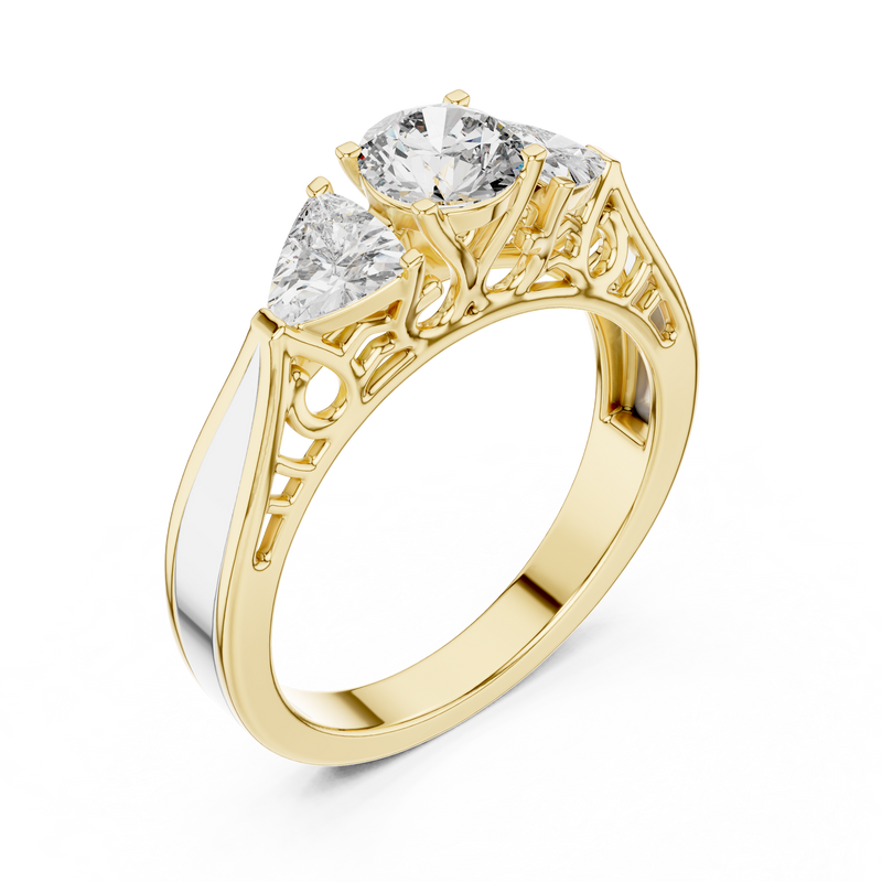 Ladies Ring LR-0029@7 - Yellow Gold - Image