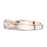 Ladies Ring LR-0029@7 - Rose Gold - Image