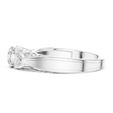 Ladies Ring LR-0029@7 - White Gold - Image