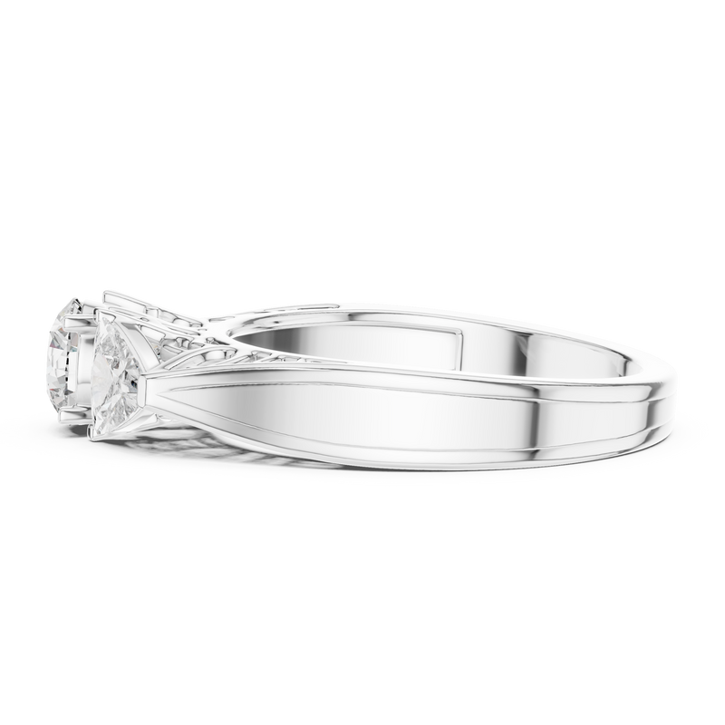 Ladies Ring LR-0029@7 - White Gold - Image