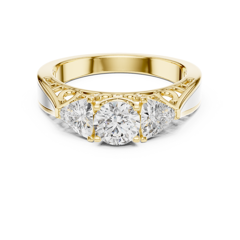 Ladies Ring LR-0029@7 - Yellow Gold - Image