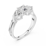 Ladies Ring LR-0030@7 - White Gold - Image