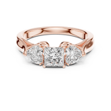 Ladies Ring LR-0030@7 - Rose Gold - Image