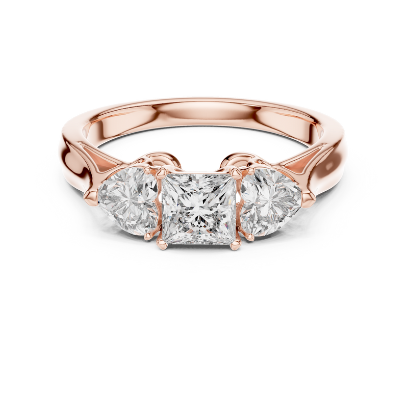 Ladies Ring LR-0030@7 - Rose Gold - Image