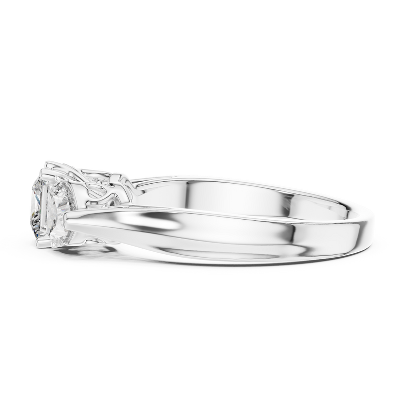 Ladies Ring LR-0030@7 - White Gold - Image