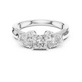Ladies Ring LR-0030@7 - White Gold - Image