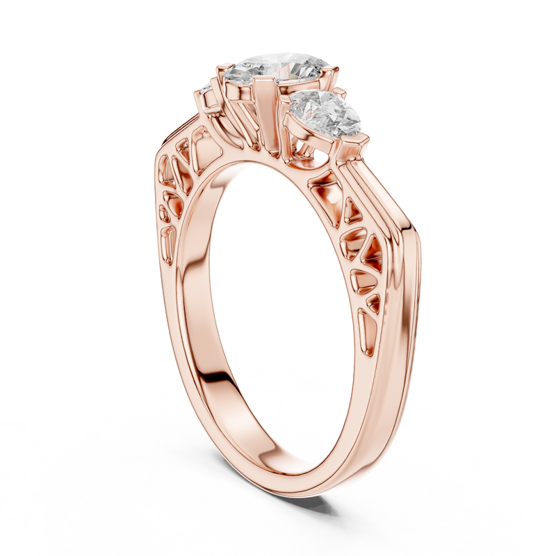 Ladies Ring LR-0031 - Rose Gold - Image
