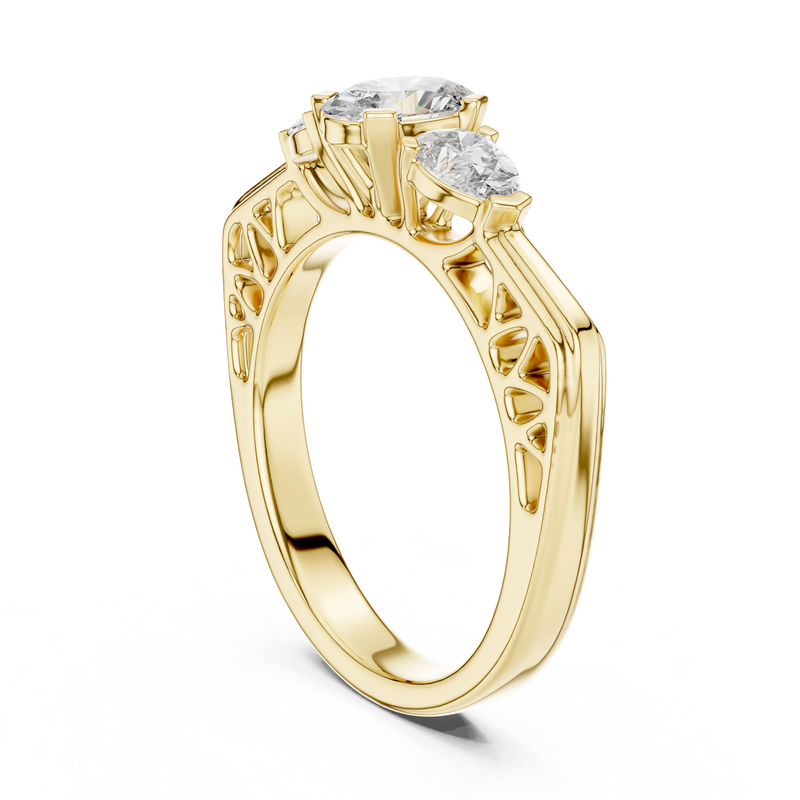Ladies Ring LR-0031 - Yellow Gold - Image