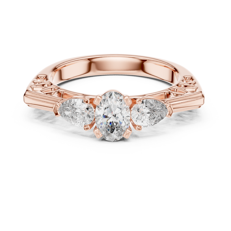 Ladies Ring LR-0031 - Rose Gold - Image