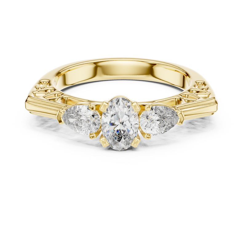 Ladies Ring LR-0031 - Yellow Gold - Image