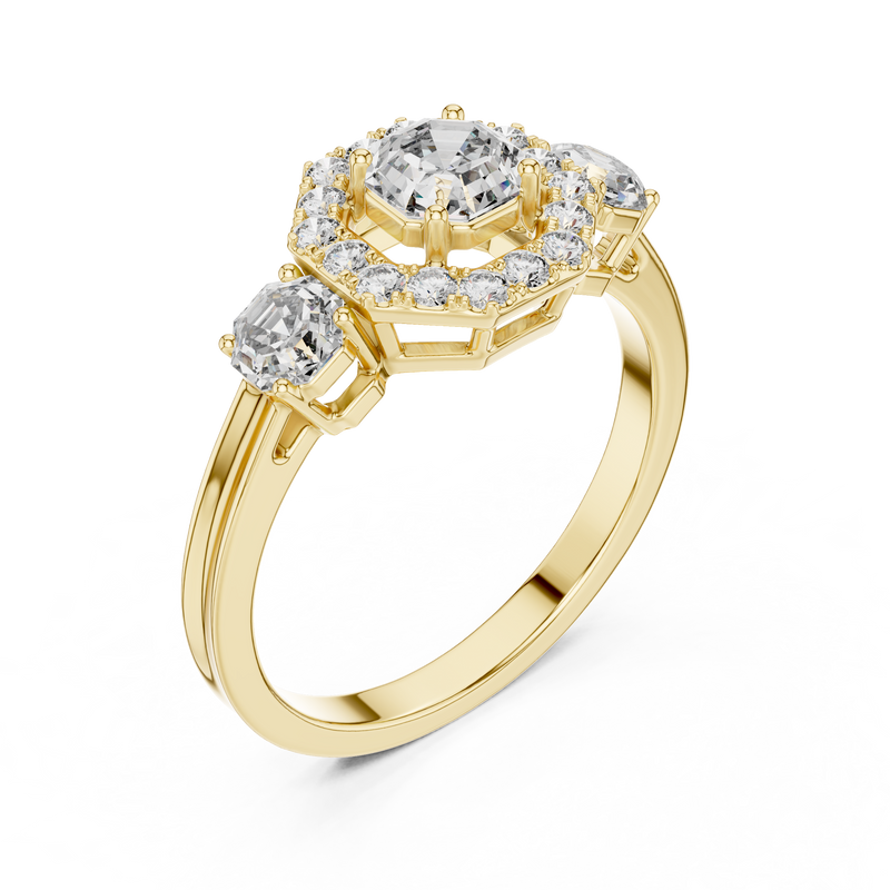 Ladies Ring LR-0032@7 - Yellow Gold - Image