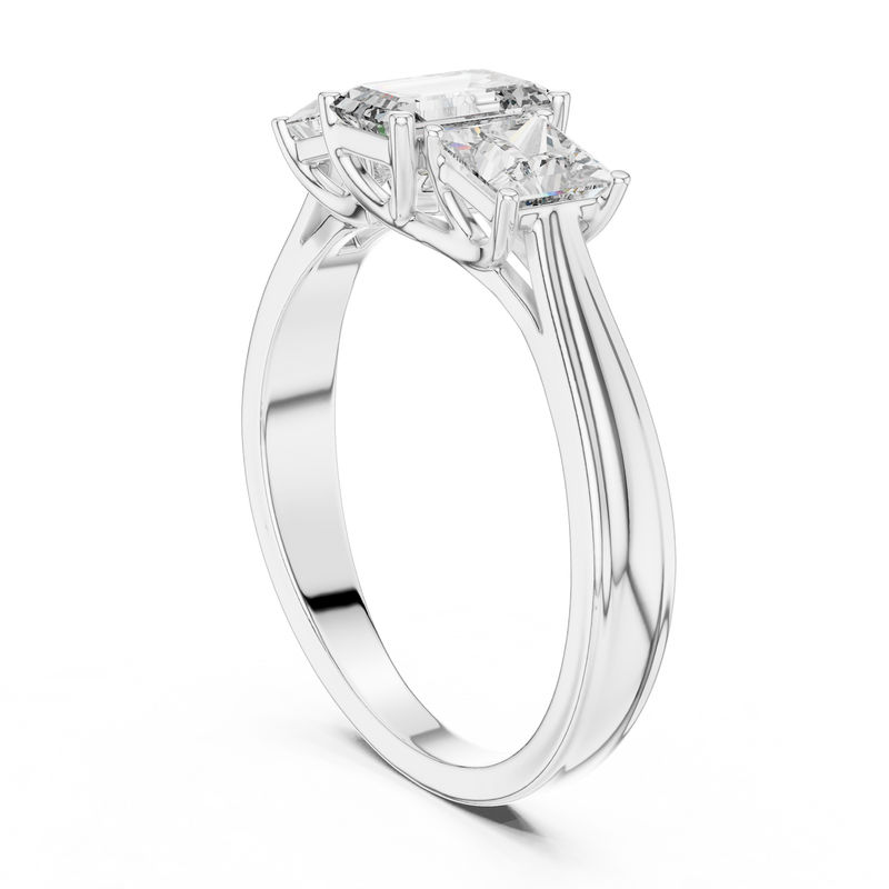 Ladies Ring LR-0034 - White Gold - Image