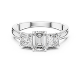 Ladies Ring LR-0034 - White Gold - Image