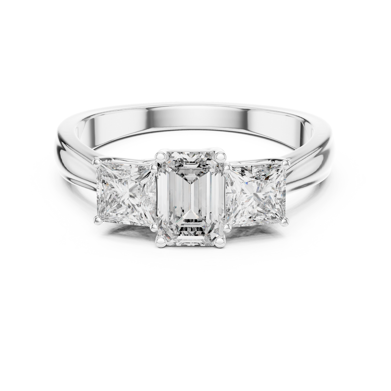 Ladies Ring LR-0034 - White Gold - Image