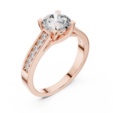 Ladies Ring LR-0035@7 - Rose Gold - Image
