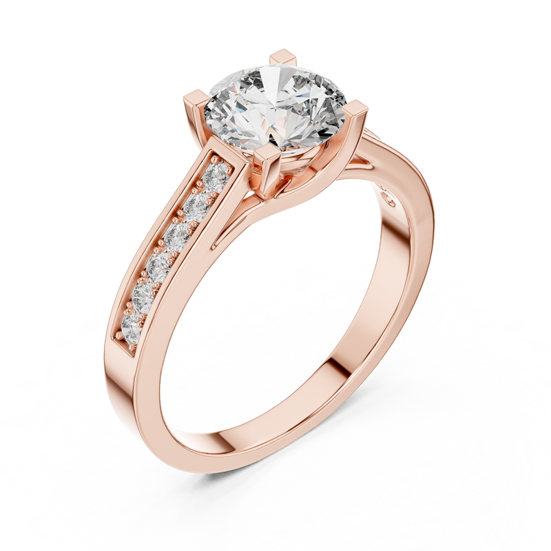 Ladies Ring LR-0035 - Rose Gold - Image