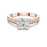 Ladies Ring LR-0035@7 - Rose Gold - Image
