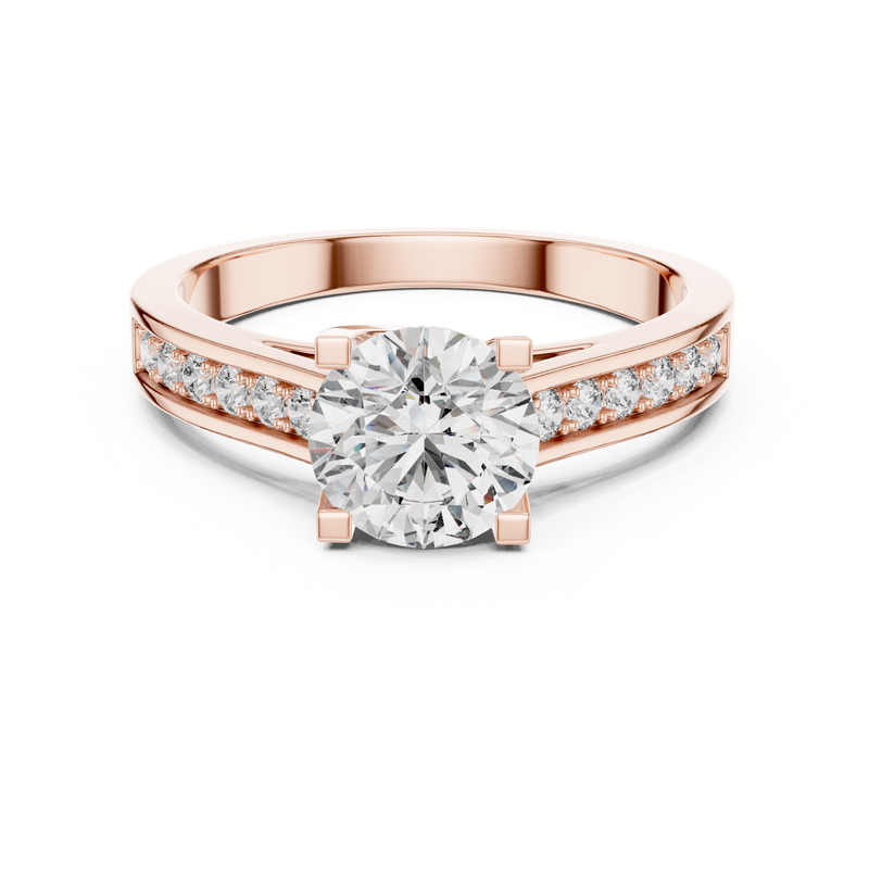 Ladies Ring LR-0035@7 - Rose Gold - Image