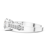 Ladies Ring LR-0035@7 - White Gold - Image