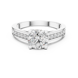 Ladies Ring LR-0035@7 - White Gold - Image