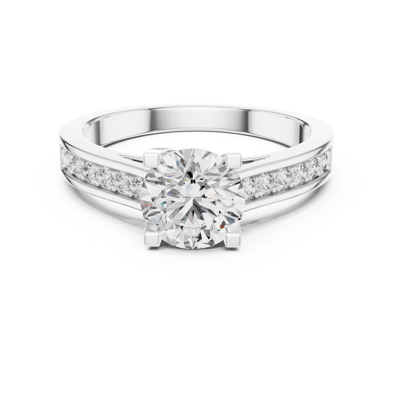 Ladies Ring LR-0035@7 - White Gold - Image