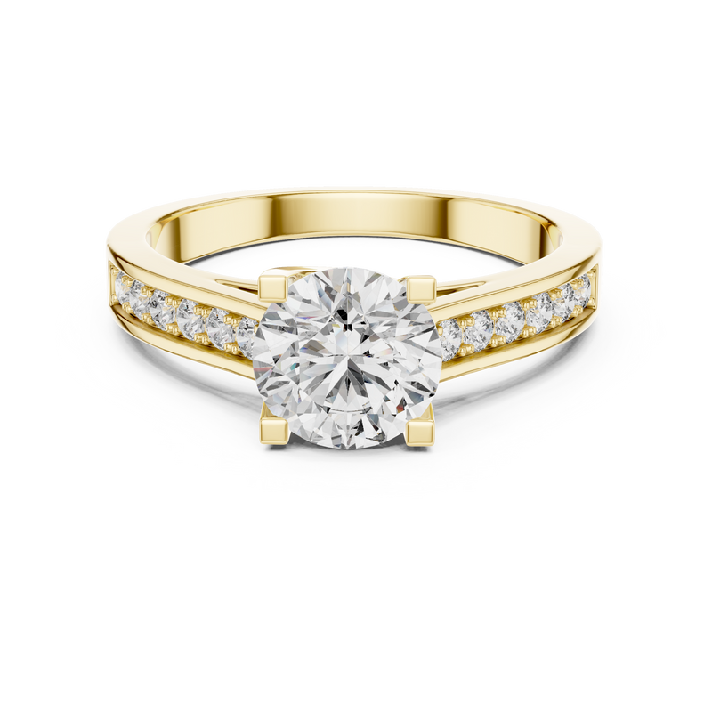 Ladies Ring LR-0035@7 - Yellow Gold - Image