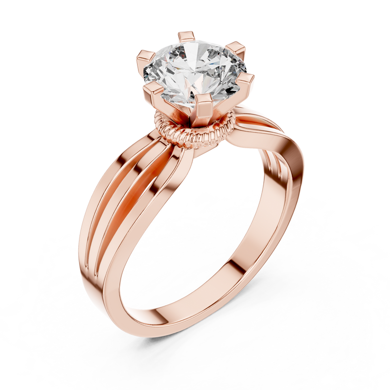 Ladies Ring LR-0036 - Rose Gold - Image