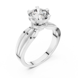 Ladies Ring LR-0036 - White Gold - Image