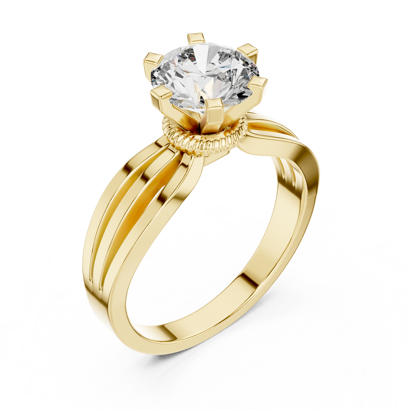 Ladies Ring LR-0036 - Yellow Gold - Image