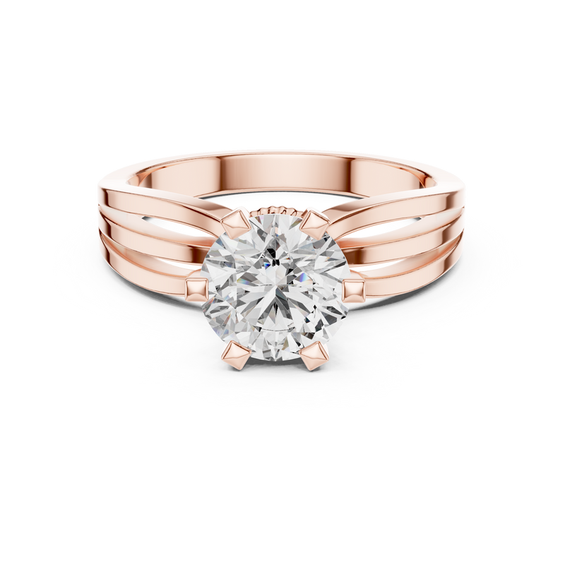 Ladies Ring LR-0036 - Rose Gold - Image