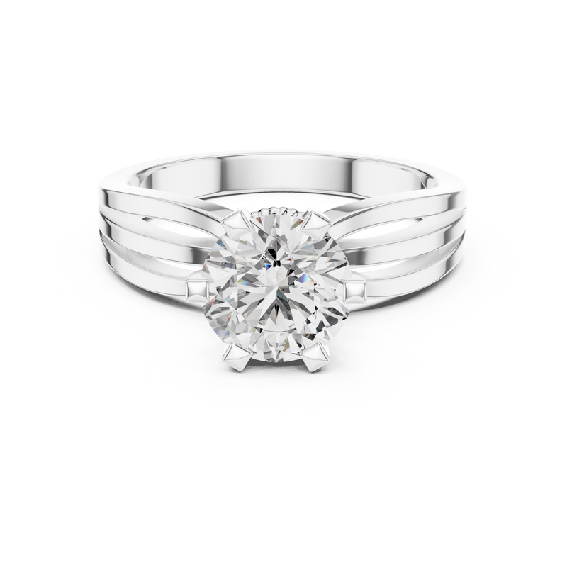 Ladies Ring LR-0036 - White Gold - Image