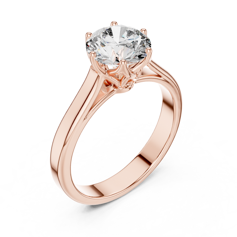 Ladies Ring LR-0037@7 - Rose Gold - Image