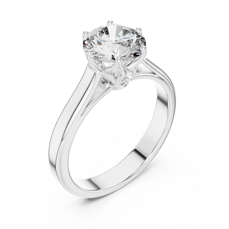 Ladies Ring LR-0037@7 - White Gold - Image