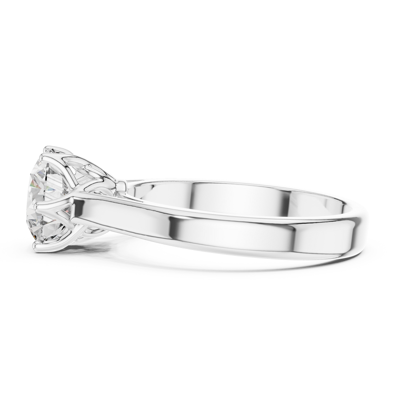 Ladies Ring LR-0037@7 - White Gold - Image