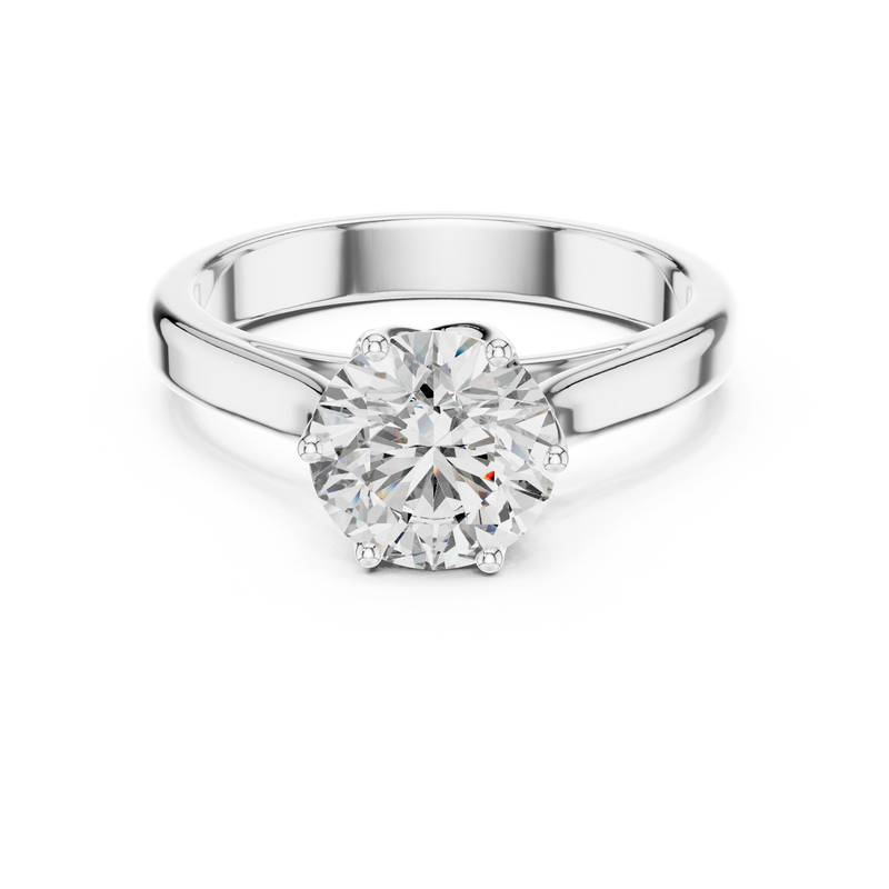 Ladies Ring LR-0037@7 - White Gold - Image