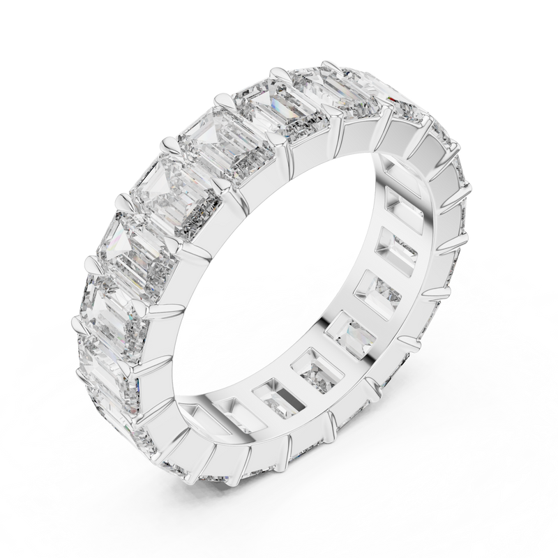 Ladies Ring LR-0042@7 - White Gold - Image