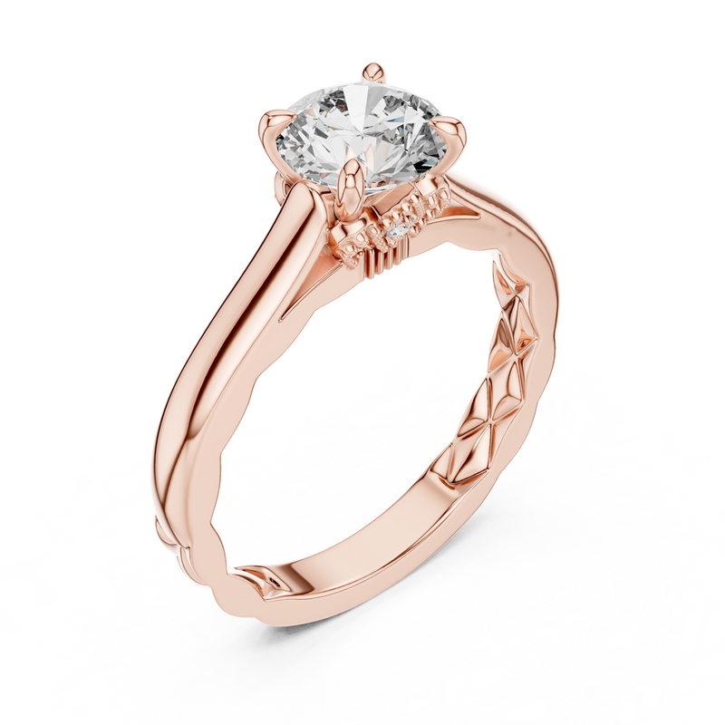 Ladies Ring LR-0044@7 - Rose Gold - Image