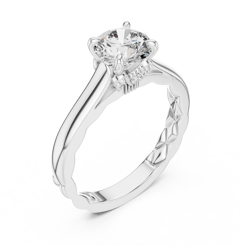 Ladies Ring LR-0044@7 - White Gold - Image