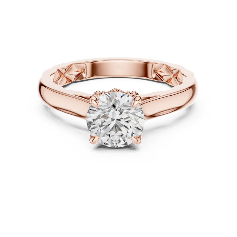 Ladies Ring LR-0044@7 - Rose Gold - Image