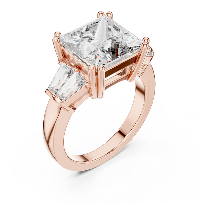 Ladies Ring LR-0046@7 - Rose Gold - Image